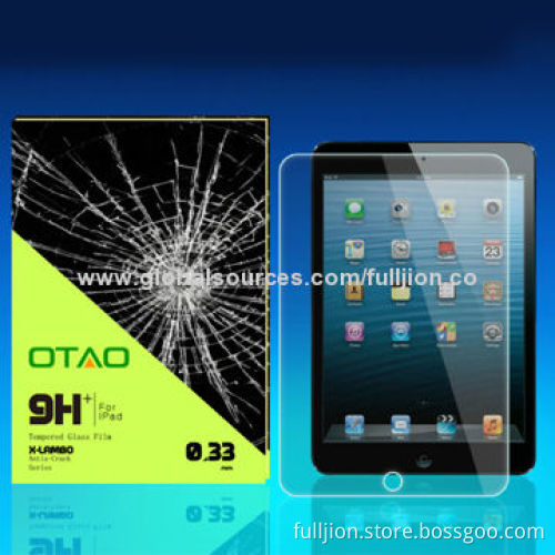 Hot-sale 0.2/0.33mm Tempered Screen Protector for iPad 2/3/4, with High-transparency